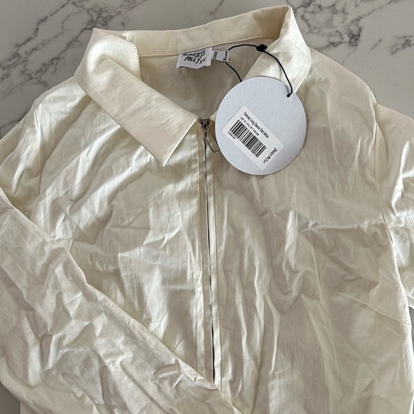 Princess Polly Cream Blazer Lightweight Suit Jacket​​​ - Picture 3 of 8